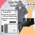 thumbnail image 4 of Yacht & Smith Mens Fuzzy Socks, Soft Warm Winter Slipper Plush Sock (12 Pairs Assorted), 4 of 7