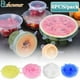 thumbnail image 2 of Tapas elásticas de silicona reutilizables, herméticas, para envolver alimentos, mantienen la frescura, sellan el recipiente, son duraderas y fáciles de usar, 1 unidad de 11,5 cm., 2 of 6