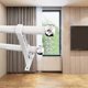 thumbnail image 4 of Curtain Rod Bracket, Double Track, Wall Mounted, Curtain Rod Hooks, Aluminum Alloy, 1 Pair For 28mm-32mm Rod, (double Rod, White), 4 of 5