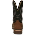 thumbnail image 5 of Justin Men's Resistor Western Work Boot Composite Toe Brown 8 EE  US, 5 of 7