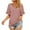 Pink, variant on Summer Tops For Women 2026 Trendy Womens Summer Tops Short Sleeve Shirts Blouses For Women Dressy Casual Plus Black V Neck T Shirts For Women Fitted