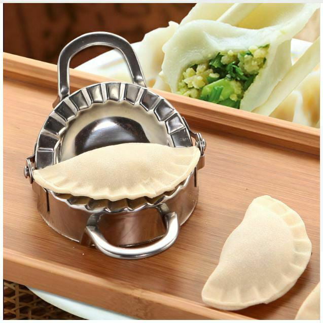 Details about   Stainless Steel Manual Dumpling Maker Wrapper Cutter Pie Ravioli Dumpling Mould 