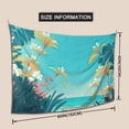 thumbnail image 6 of ZICANCN Funny Tapestry for Bedroom Aesthetic,Beach Ocean Flower Plants Pattern Wall Tapestry for Living Room 60x40 Inches, 6 of 8