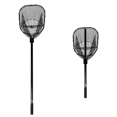UPC: 0850023535726 | Tackle HD Telescopic Landing Net  36 to 57-Inch Long Fishing Net  Fish Net with 12-Inch Deep Rubber Mesh  Fishing Gear and Equipment for Saltwater  Freshwater  or Fly Fishing  Black
