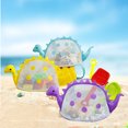 thumbnail image 5 of Bolsa de playa colorida para niños, bolsa de almacenamiento de juguetes, bolsa de mensajero pequeña, amarillo JAMW Sencillez, 5 of 5