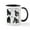 White/Black Inside, variant on CafePress - Gorillas Of The World Mug - 11 oz Ceramic Mug - Novelty Coffee Tea Cup