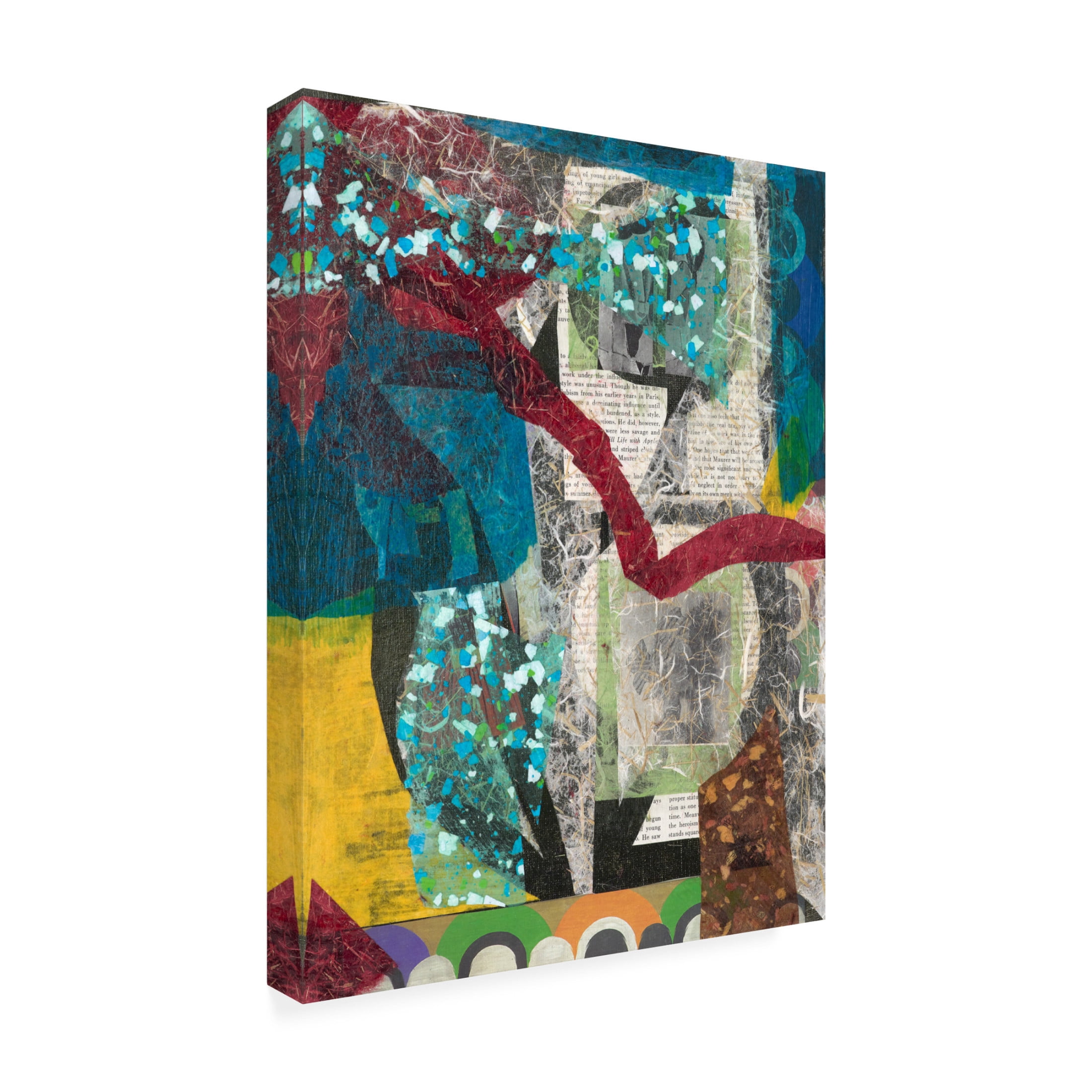 Canvas Wall Art - Ellen Kossoff 'Art Book 1' Wall Art for Living Room, Bedroom, or Office Décor by Trademark Fine Art - 18 x 24 Inches