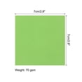 thumbnail image 2 of Uxcell Origami Paper Double Sided for Art Craft Project Beginner 100 Sheets Green 2.5x2.5 inch, 2 of 6