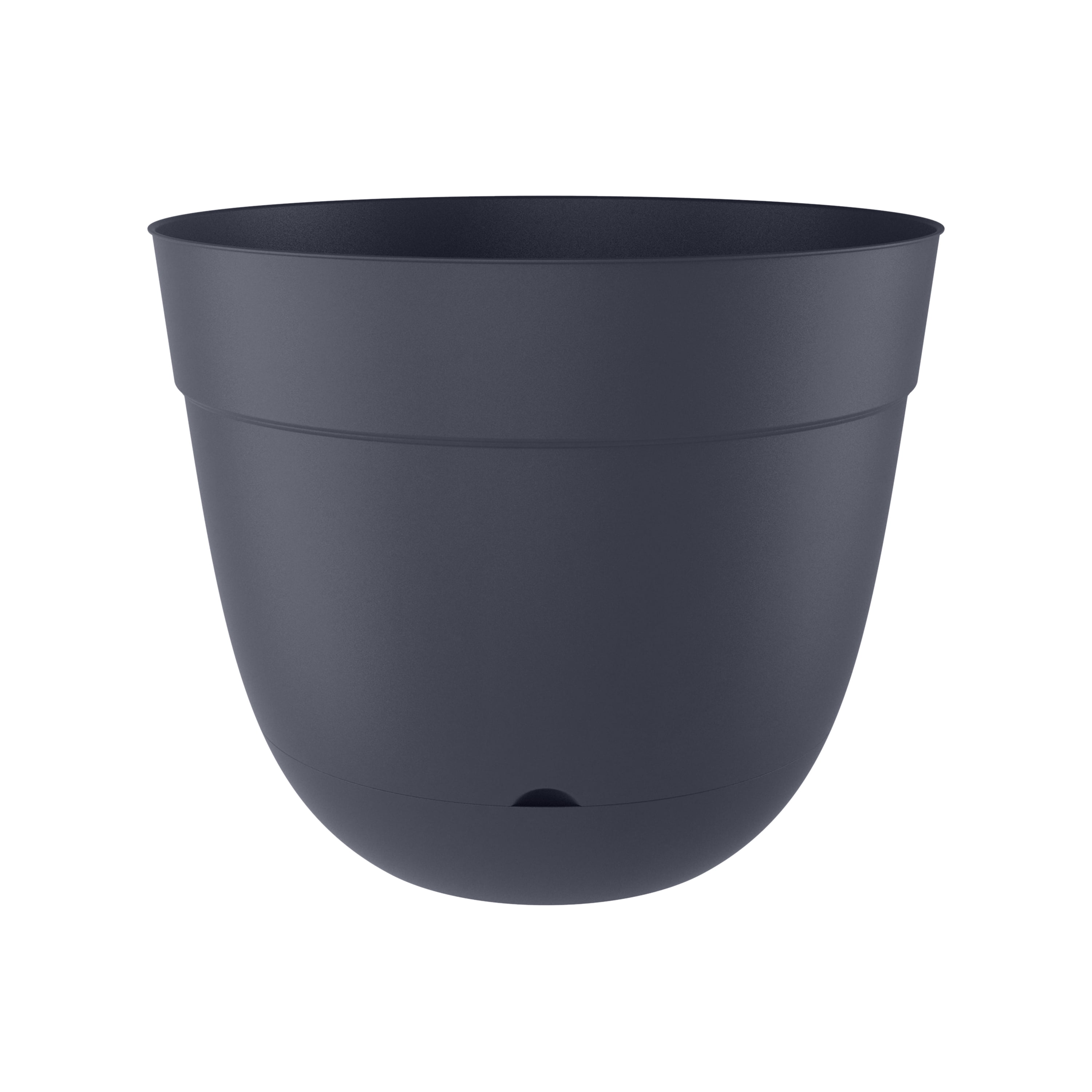 TierraVerde Birch No Lip Indoor-Outdoor Planter Deep Sea 8"D