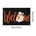 thumbnail image 3 of Halloween Mat Imitation Fleece Floor Mat Bathroom Entryway Carpet Pumpkin Ghost Pattern Non Slip Base Indoor Festival Ambiance Decor, 3 of 6