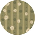 thumbnail image 1 of Ahgly Company Tapis Rond Lavable en Machine Intérieur Transitionnel Or Métallique, 7 Pieds Rond, 1 of 7