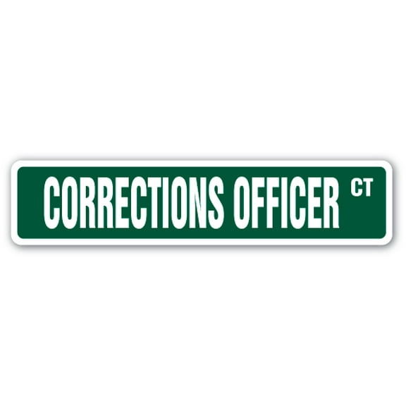Corrections Officer Street [3 Pack] of Vinyl Decal Stickers