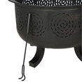 thumbnail image 4 of Safavieh Outdoor Collection Negril Copper and Black Fire Pit, 4 of 4