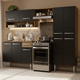 thumbnail image 2 of Cocina Integral Madesa Emilly Pop 229cm Marrón/Negro GREM2290027K, 2 of 10