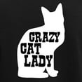 thumbnail image 3 of CafePress - Crazy Cat Lady Women's Dark Pajamas - Women's Short Sleeve Print T-Shirt and Pants Dark Cotton Pajama Set, 3 of 7