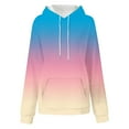 thumbnail image 3 of Edvintorg Women'S Fashion Hoodies & Sweatshirts Long Sleeve Gradient Printed Casual Hooded Sweatshirts Hip Hop Pullover Tops with Pockets, 3 of 4