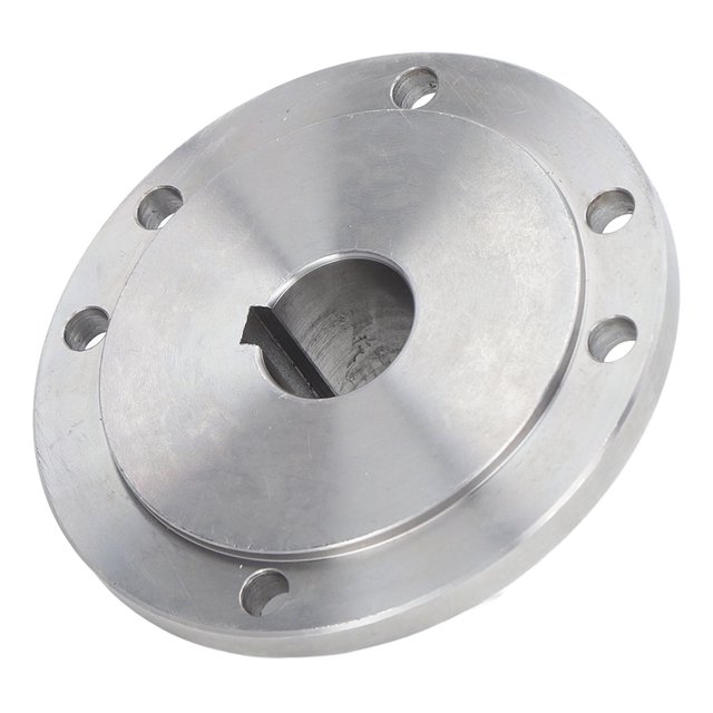 125mm Lathe Flange, 6 Holes Flange Coupling Connector Chuck Flange Rigid Guide Model Coupler Accessory with Threaded Hole for K11-125 K12-125 K72-125 Furniture Shelving Decoration