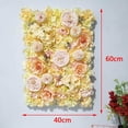 thumbnail image 3 of Artificial Silk Flowers Wall Panel Wedding Party Floral Backdrop wall backdrop artificial Champagne, 3 of 6