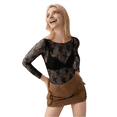 thumbnail image 1 of Top de Larga con Encaje Negro L, 1 of 7