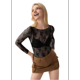 thumbnail image 1 of Top de Larga con Encaje Negro L, 1 of 7