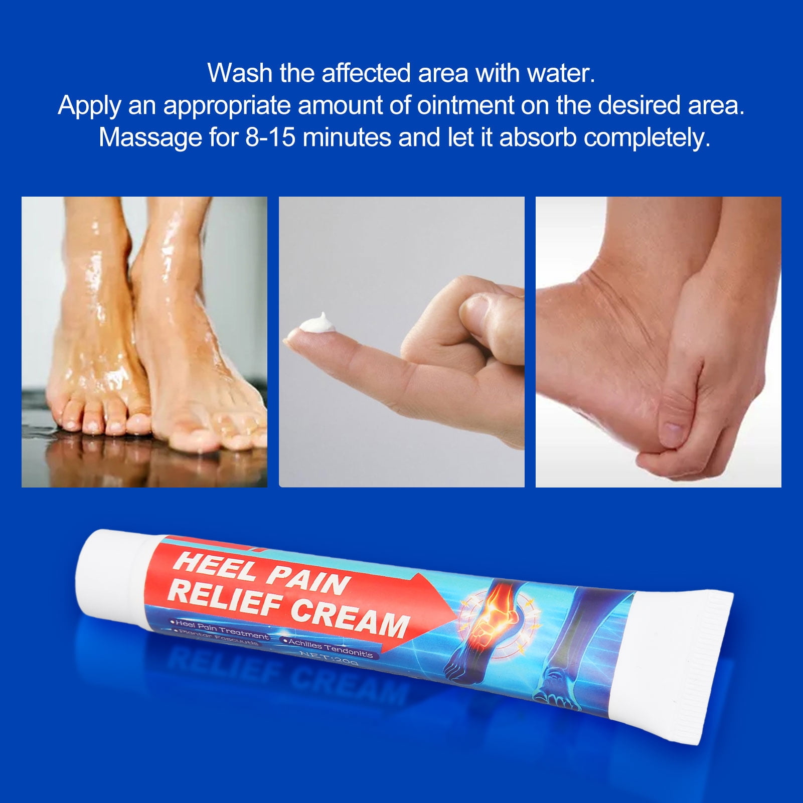 Joint Toe Heel Spur Pain Relief Cream Stiff Arch Pain Relief Treatment |  Fruugo BH