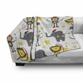 thumbnail image 3 of Circus Soft Flannel Fleece Throw Blanket, Doodle Design of Juggler Monkey and Lion Passing Through Ring Theme, Cozy Plush for Indoor and Outdoor Use, 60" x 80", Multicolor, by Ambesonne, 3 of 6