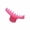 Hot pink, variant on Cake Wave Guide Tool Plastic Decorating Comb, Buttercream Icing Texture Border Maker Tool, Baking Cake Edge Pattern Decorating Tool, Reusable Kitchen Baking Accessory