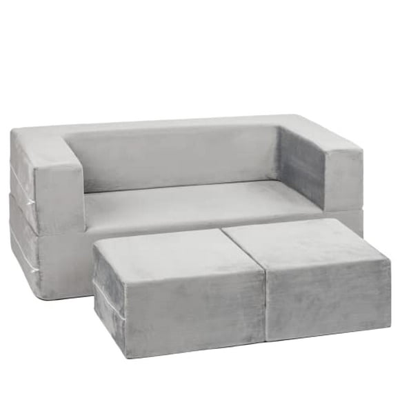Milliard Kids Couch - Modular Kids Sofa for Toddler and Baby (Grey)