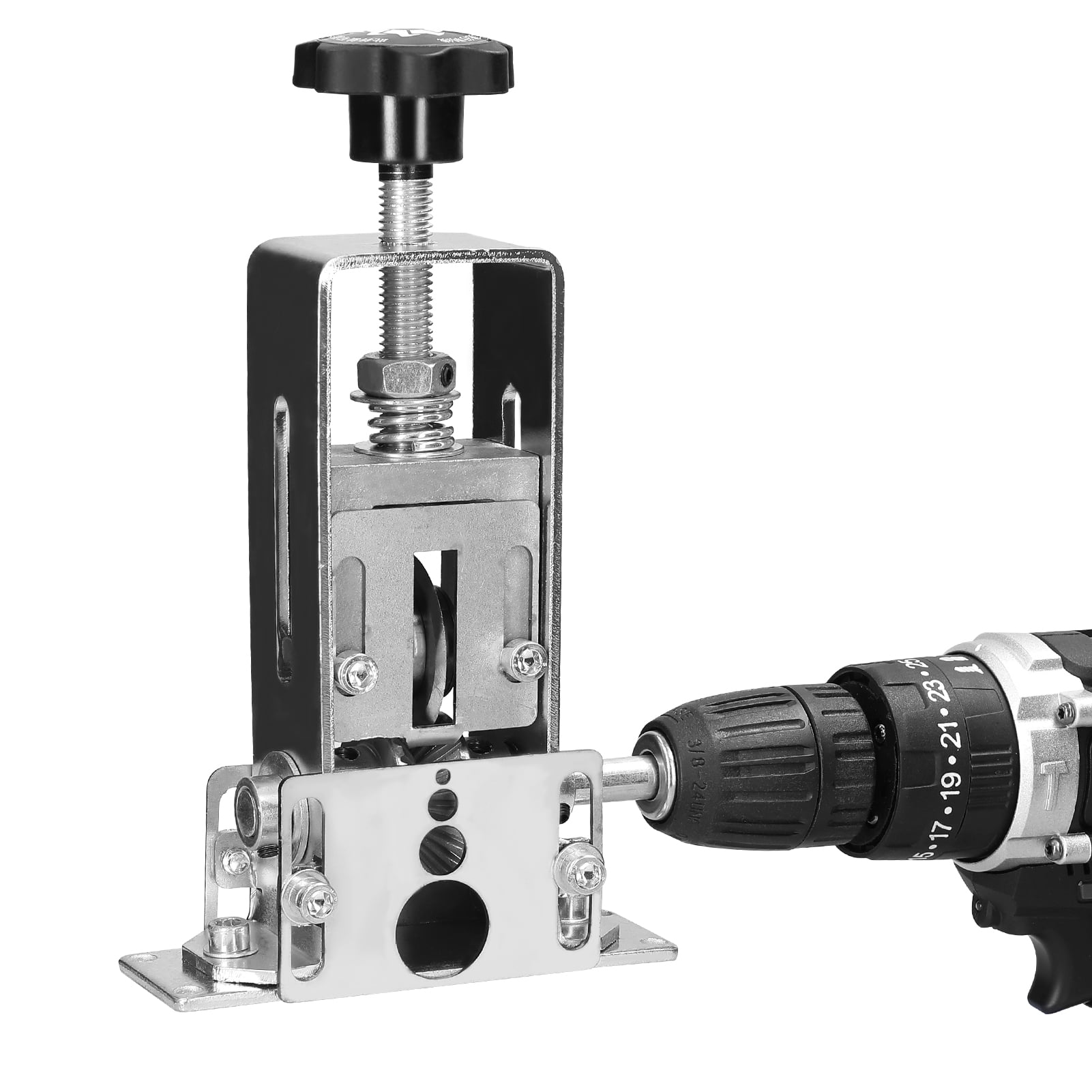 Aumotop Wire Stripper Machine,Manual Wire Stripping Tool for 1-25mm Scrap Wire for Scrap Copper Recycling(Black)