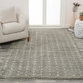 thumbnail image 4 of JONATHAN Y MOROCCAN HYPE 4 x 6 Area Rug, Pele Geometric Dot Shag - Gray/Ivory, MOH400B-4, 4 of 9