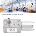 thumbnail image 3 of Gear Motor 12mm Single Shaft Self Locking Reversible  Gear Motor With Fixing Base   Reduction Motor Electric  Motor DC24V, 3 of 8