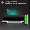 thumbnail image 5 of Equator 21" Portable 2-Burner Induction Cooktop LIGHT with ALUMINUM HANDLE 110V, 5 of 20