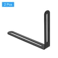 thumbnail image 3 of Uxcell 2Pack Soporte de esquina ajustable en forma de L con ranura, 6.5" x 4.72" soporte, negro, 3 of 6