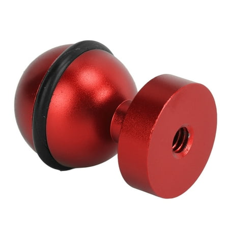 

Underwater Camera Ball Head Hard Coating Diving Light Ball Head Wide Compatibility For Diving For Swimming Red