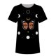 thumbnail image 4 of Blusa informal de manga corta con cuello redondo y estampado de verano a la moda para mujer Pompotops hfajkhk134862, 4 of 4
