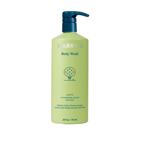 Harry's Men's Cleansing Body Wash Pump, Grove Scent, 24 fl oz