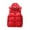 Red, variant on LYXSSBYX Puffer Vest Women Clearance Fashion Women Pocket Coat Long Jacket Winter Sleeveless Down Cotton Waistcoat
