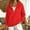 Red, variant on Hsovts Women Half Zipper Pullover Sweatshirt Long Sleeve Hoodies Kangaroo Pocket Fleece Basic Sweater Red 2xL