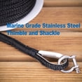 thumbnail image 4 of Anchor Rope Young Marine Made, nailon, 3/8 pulgadas, 30 m, color negro, 4 of 5