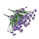 thumbnail image 1 of Naiovety Flores artificiales plantas falsas al aire libre resistentes a los rayos cabezas de crisantemo salvaje ramo No se decolora negocios Decoración Púrpura, 1 of 6