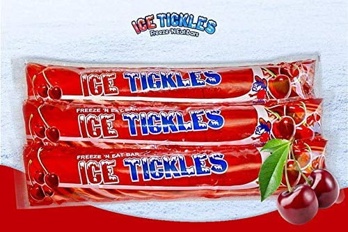 Ice Tickles Giant Freezer Ice Pop Bars, Original Flavors (Pack of 36 - 7oz pops)