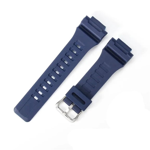 Waterproof Silicone 18mm Watches Accessories Fit For Casio F-180WH AQ-S810W W-800H Solid Stainless Steel Buckle Rubber Watchbands