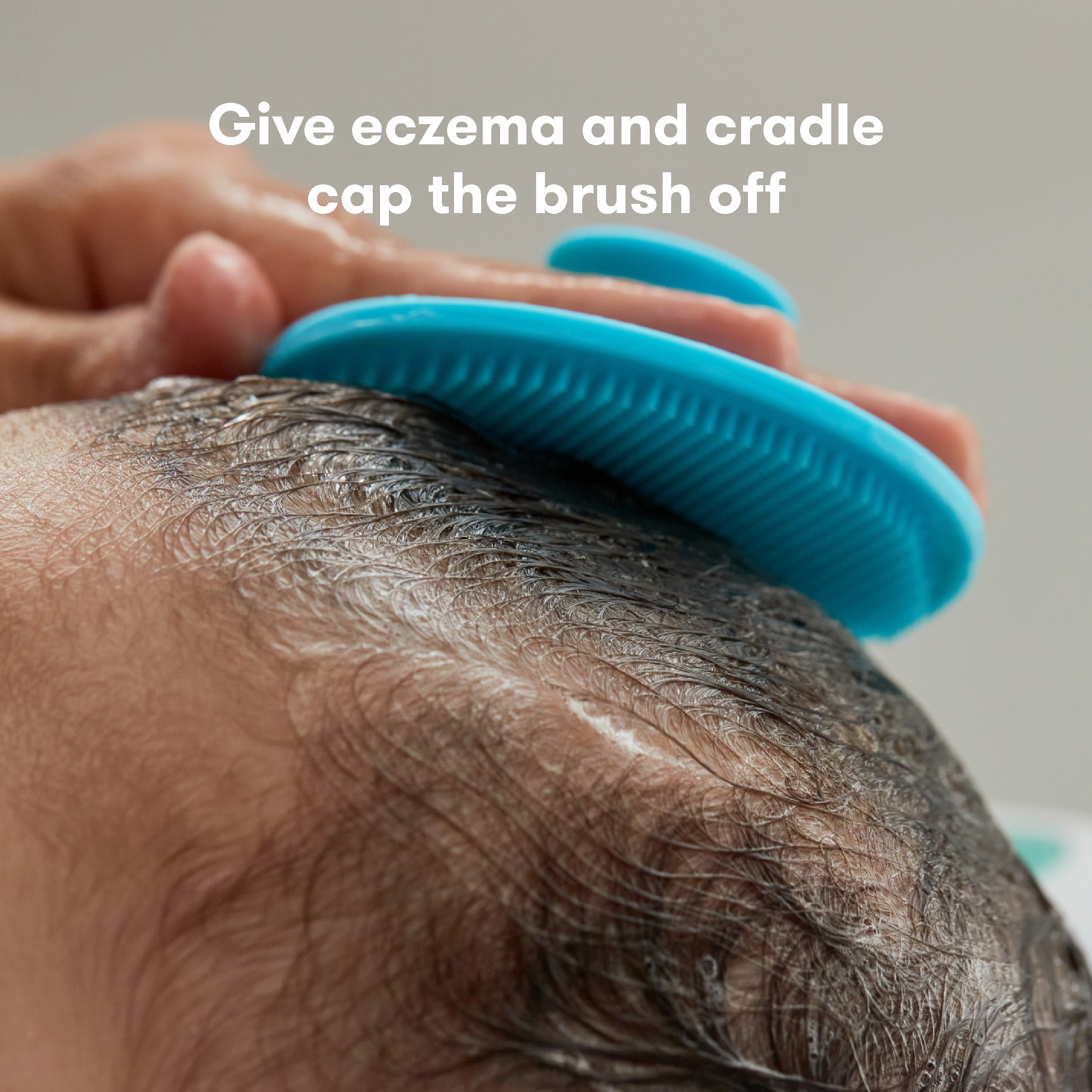 Frida Baby DermaFrida SkinSoother Exfoliating Scalp Scrubber for Cradle Cap, Eczema, and Dry Skin