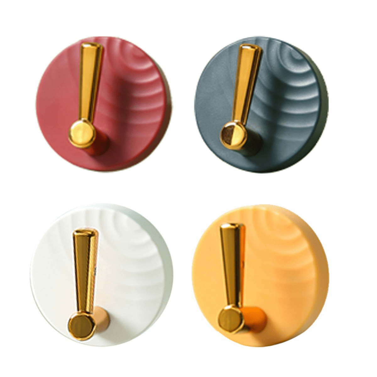 4Pcs Hook Up Key Hanger Coat Hooks Wall Mounted Bag Hook Heavy Duty Hook Towel Bathrobe No Nail Wall Hangers Walmart