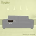 thumbnail image 4 of Chocolate Velvet Round Bolster Pillow 18.5 x 8, 4 of 5