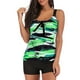 thumbnail image 1 of Sonducket 2 unids/set traje de baño dividido para niñas tomando el sol poliéster Sexy correa para el hombro traje de baño señora ropa de playa ropa Traje de baño Verde XXL Sonducket OD001307-10, 1 of 5