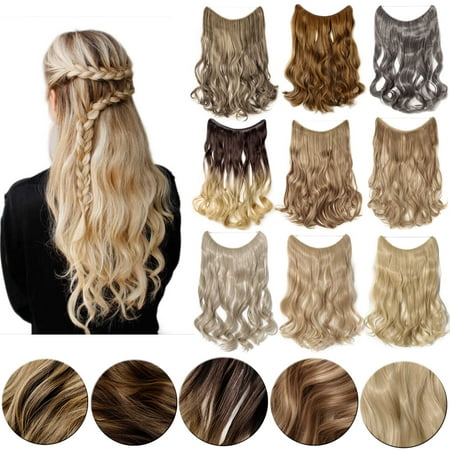S Noilite Miracle Invisible Hidden Wire Hair Extensions 20 Long