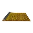 thumbnail image 2 of Ahgly Company Indoor Round Abstract Yellow Modern Area Rugs, 5' Round, 2 of 4