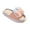 Pink, variant on Slippers for hospital delivery, Women's Shoes Linen Slippers Home Warm Bow Soft Sole Non-Slip Slippers