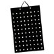 thumbnail image 2 of Organizador de adornos para zapatos, duradero, con 80 agujeros Negro, 2 of 9